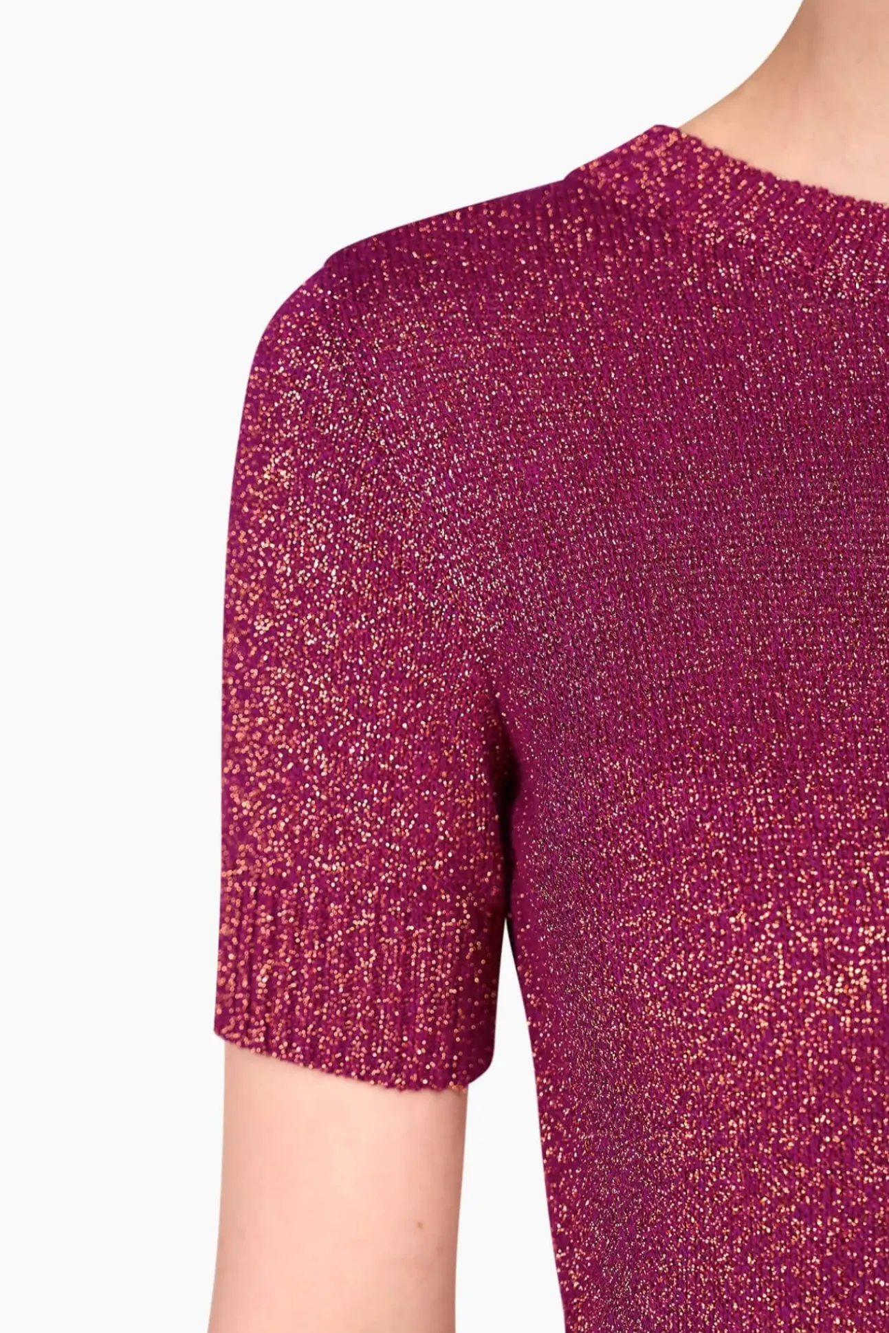 JANICE Sweaters & Truien^Truitje Dames Lurex Tyson Burgundy