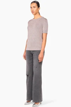 JANICE Sweaters & Truien^Truitje Dames Lurex Tyson Zilver