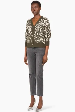 JANICE Vesten^Vest Gebreid Cruz Tijger Print