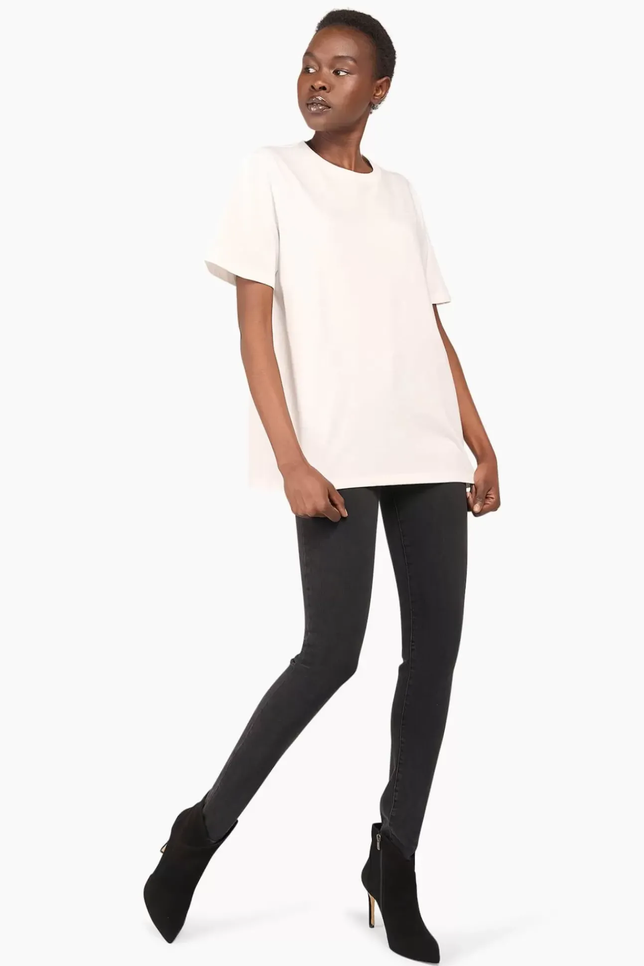 JANICE T-Shirts^Wit Dames Shirt Rock White
