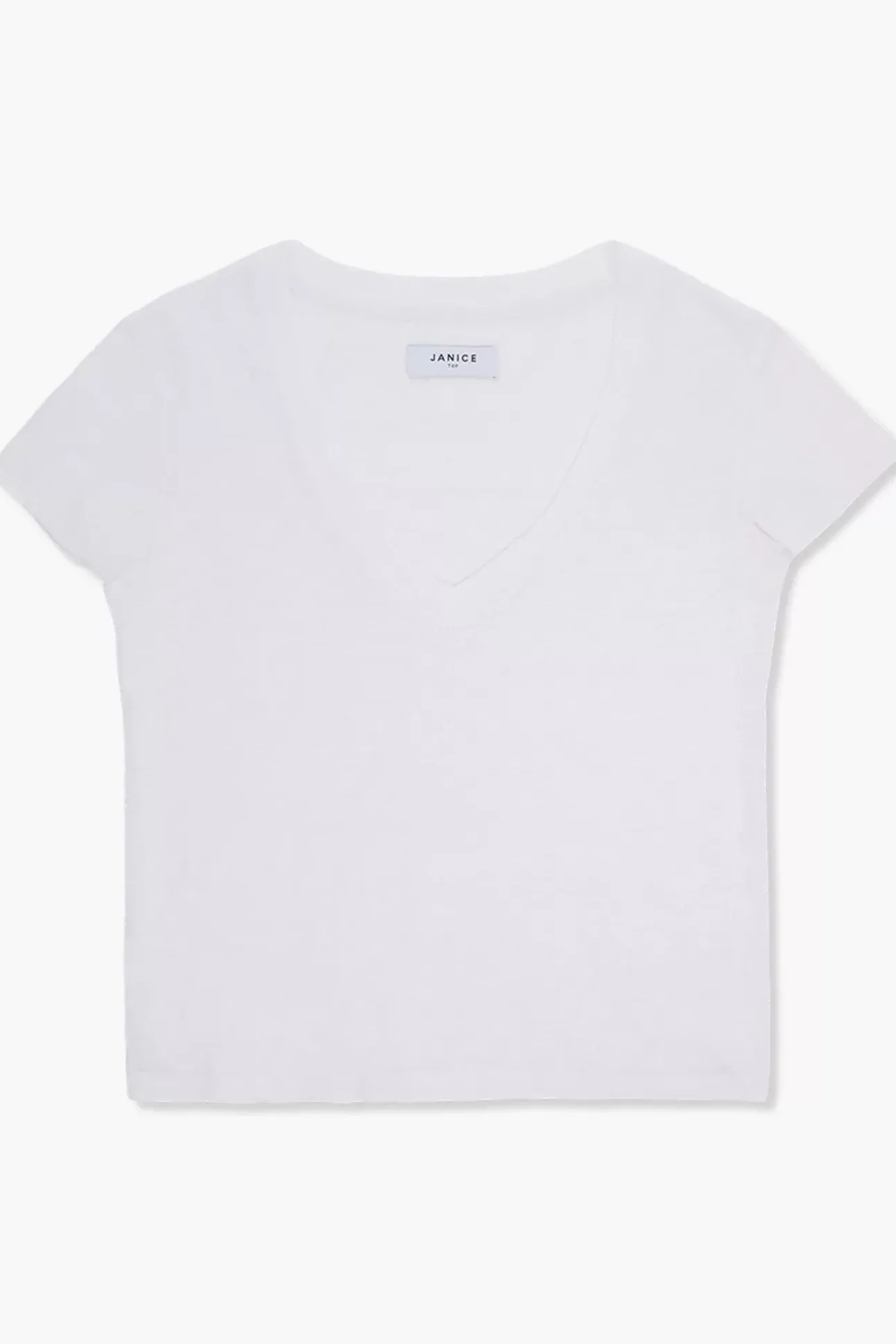 JANICE T-Shirts^Wit Linnen Dames T-Shirt Lee White