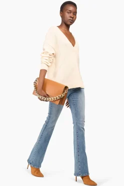 JANICE Sweaters & Truien^Witte Cashmere Dames Trui Brick Off-White