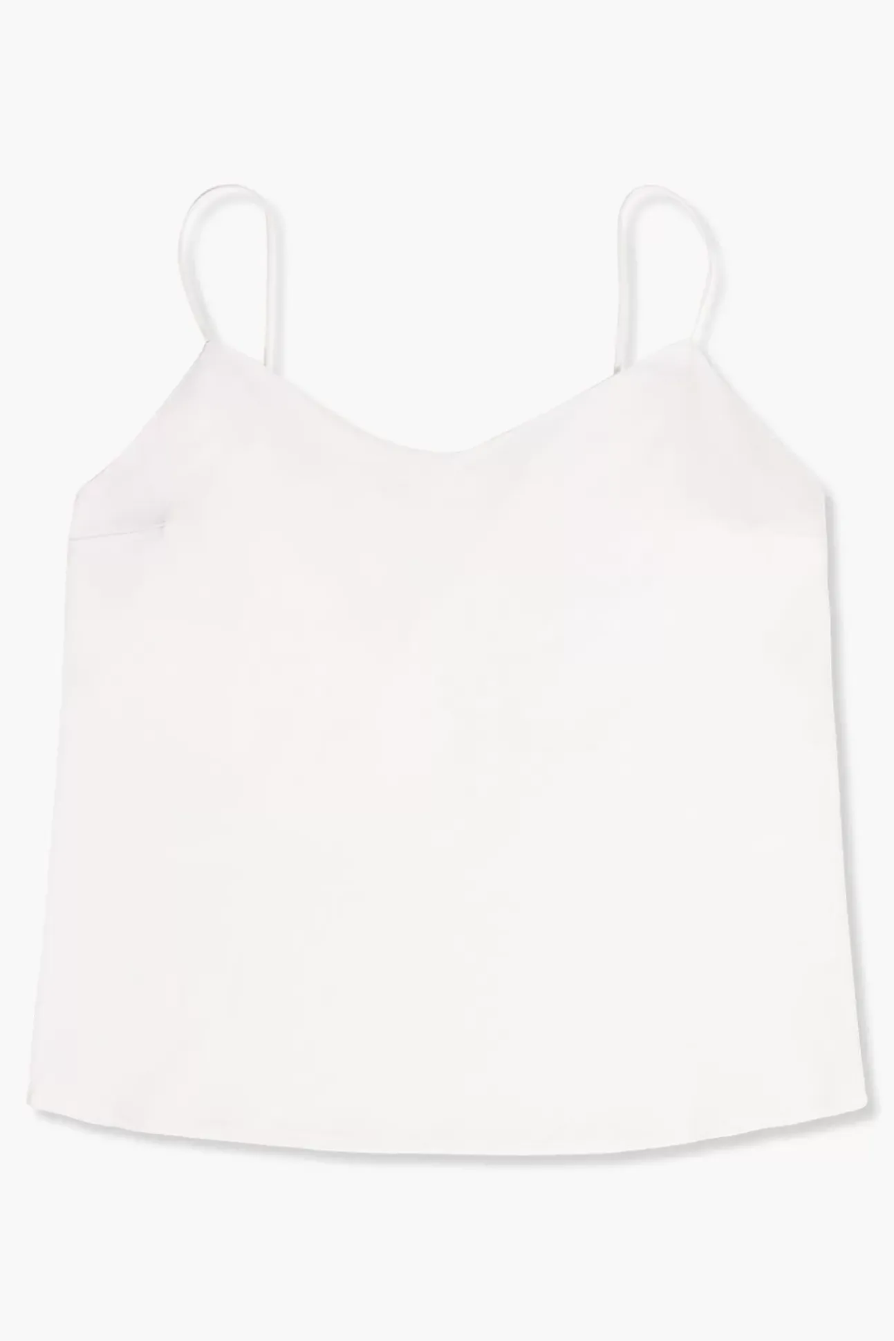 JANICE Tops^Witte Zijden Top River White