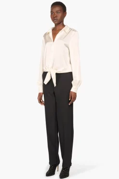 JANICE Blouses^Zijden Blouse Dames Bobby Off White