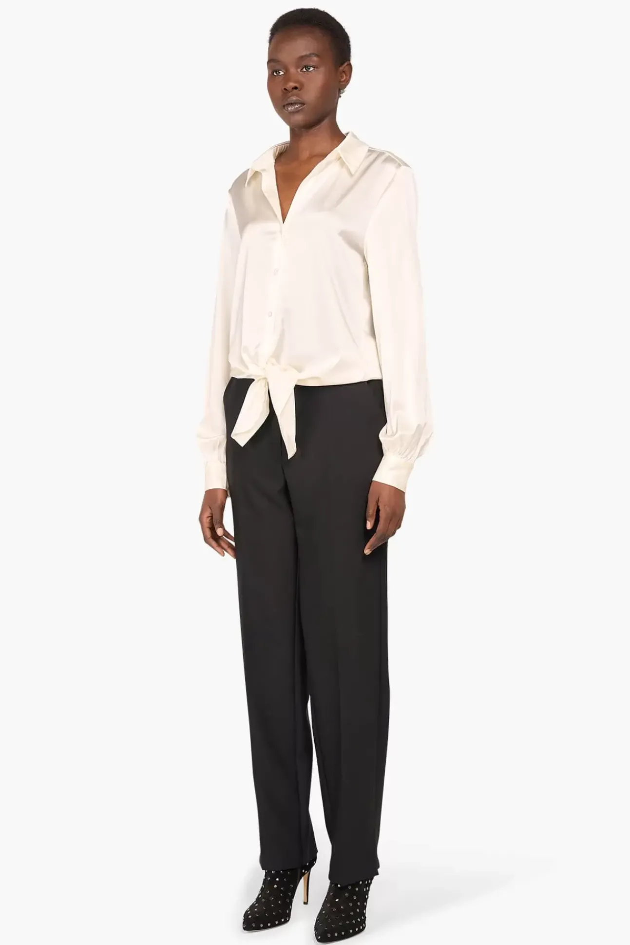 JANICE Blouses^Zijden Blouse Dames Bobby Off White