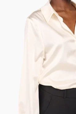 JANICE Blouses^Zijden Blouse Dames Bobby Off White