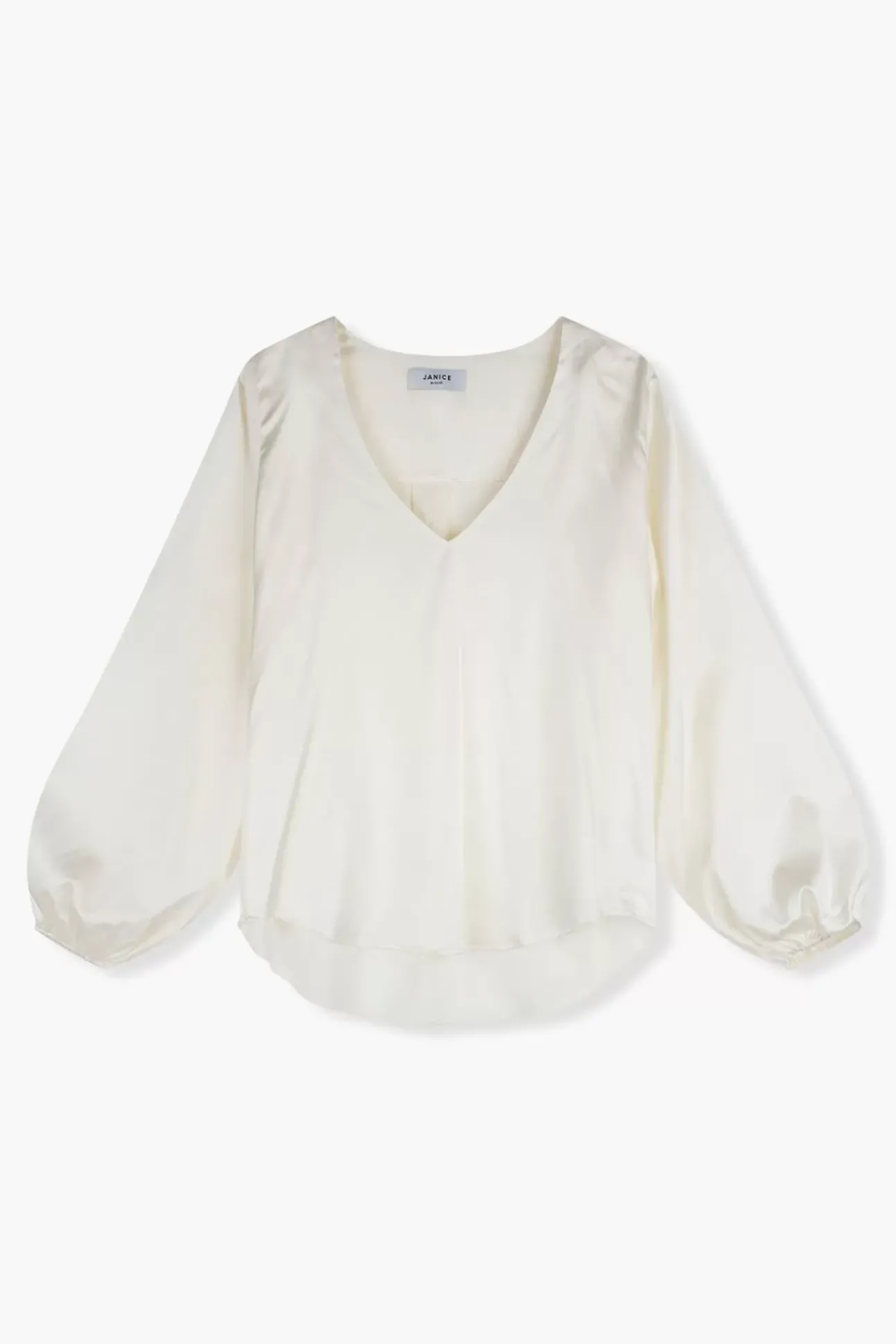 JANICE Blouses^Zijden Blouse Dames Tristan Off White