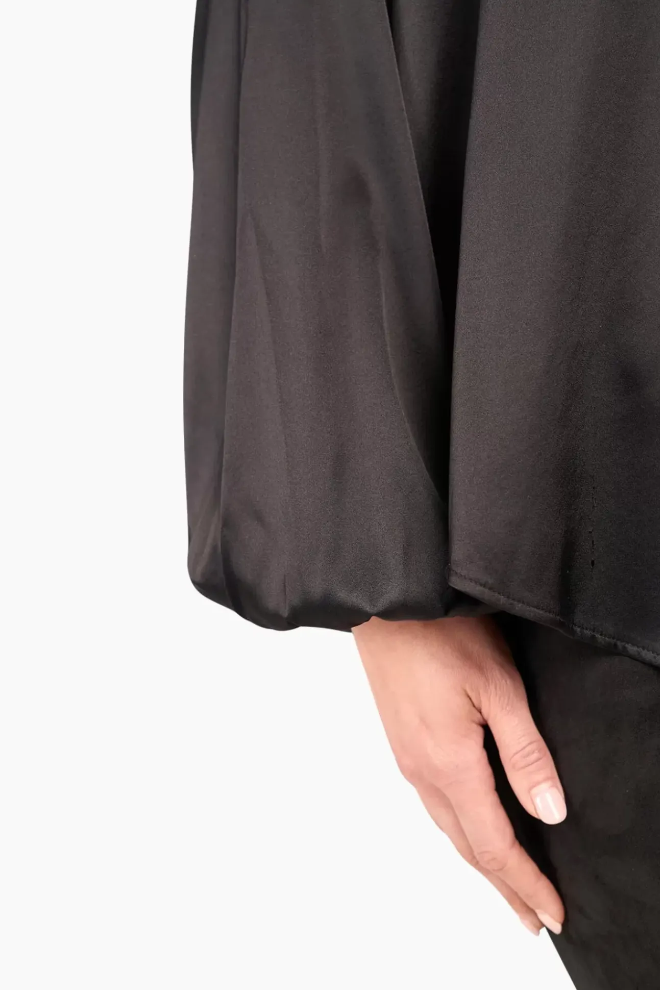 JANICE Blouses^Zijden Blouse Dames Tristan Zwart