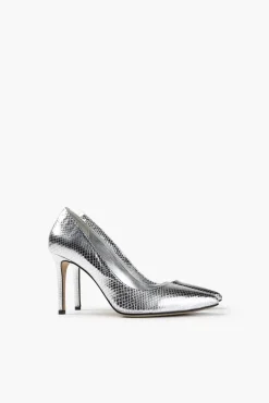 JANICE Pumps^Zilveren Pump Dean Silver