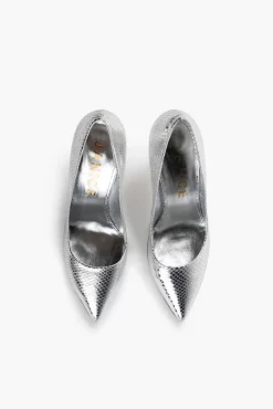 JANICE Pumps^Zilveren Pump Dean Silver