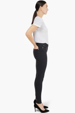 JANICE Denim^Zwarte High Waist Skinny Jeans Rocket Black 001