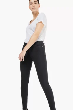 JANICE Denim^Zwarte High Waist Skinny Jeans Rocket Black 001