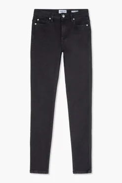 JANICE Denim^Zwarte High Waist Skinny Jeans Rocket Black 001