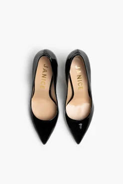 JANICE Pumps^Zwarte Lak Pump Dean Black