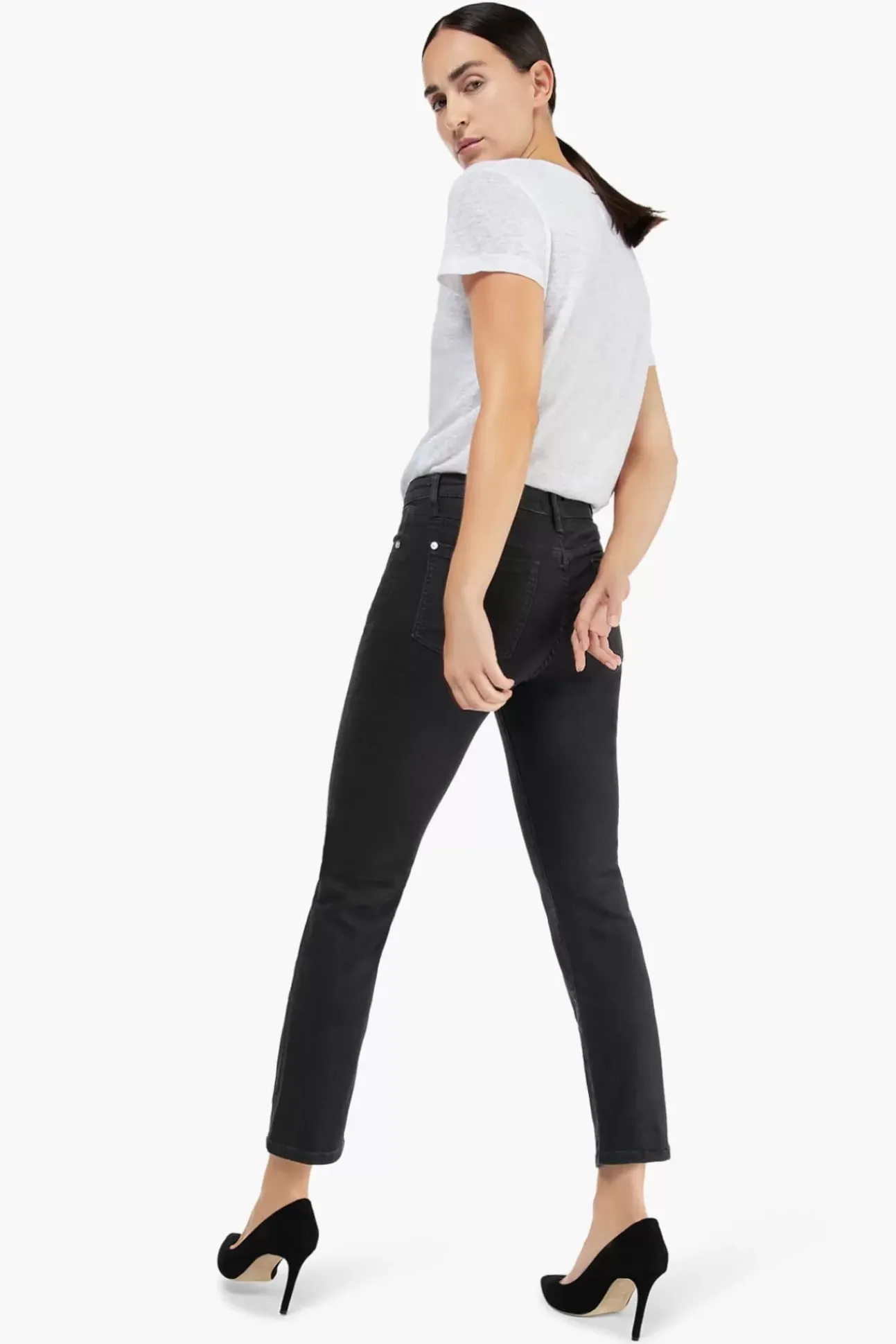 JANICE Denim^Zwarte Mom Jeans Cooper Black 001