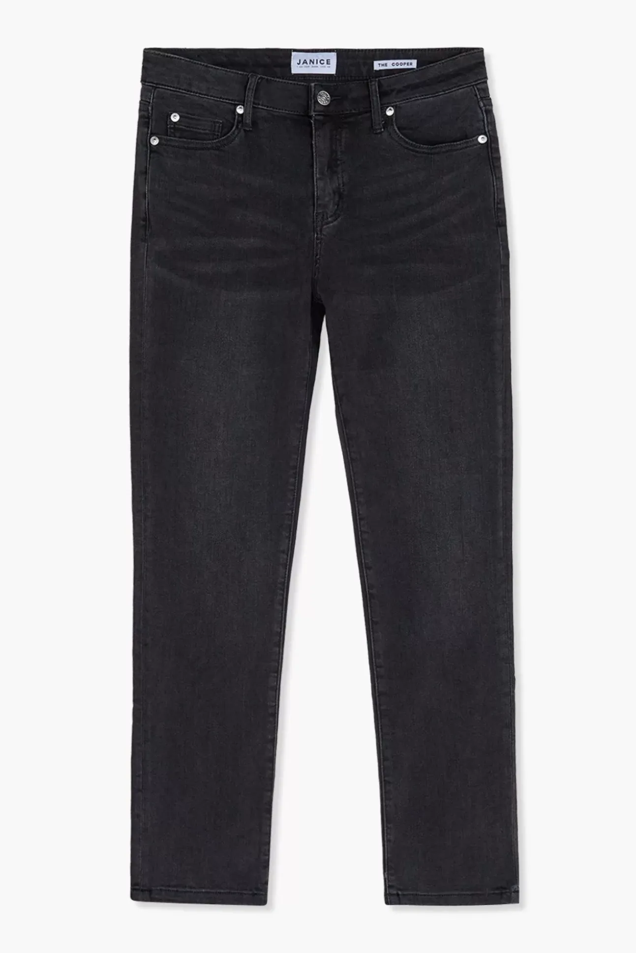 JANICE Denim^Zwarte Mom Jeans Cooper Black 001