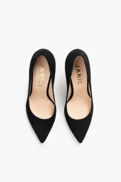 JANICE Pumps^Zwarte Pump Dean Black Suede
